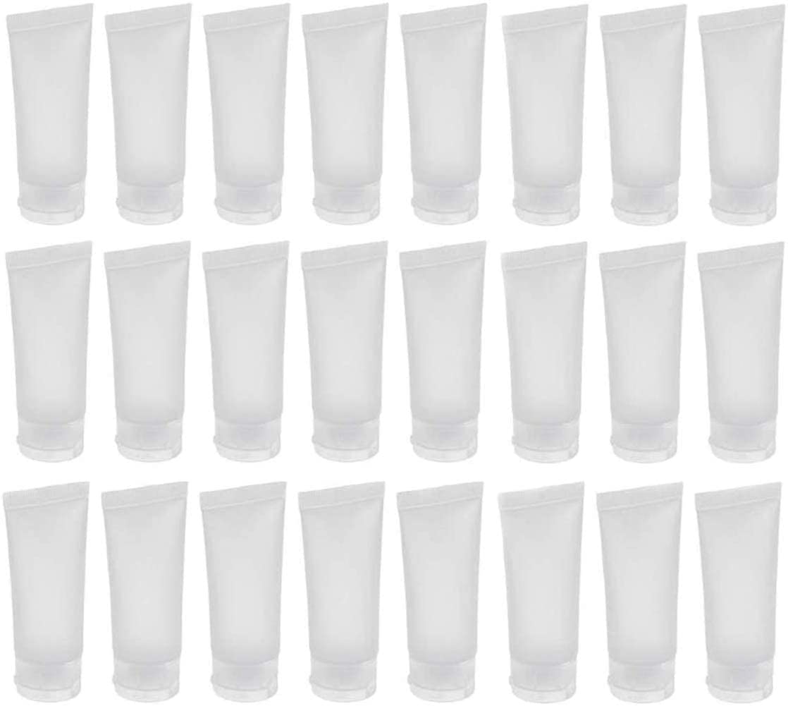 Hunky Dory 12pcs 50ml Travel Bottles, Unbreakable, Leakproof Refillable Travel Containers, Squeezable Travel Tube Sets Cosmetic Toiletry Containers for Shampoo Lotion Soap Use (Pack of 12)-picture-15