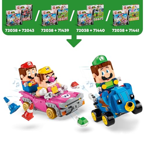 LEGO® Super Mario™ 72038 Mario Kart™ – Wario et Roi Boo - vue 8