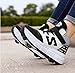GUIOB Sportschuhe Mit Doppelrädern Schuhe Mit Rollen Mädchen Jungen Skateboardschuhe,Black-41