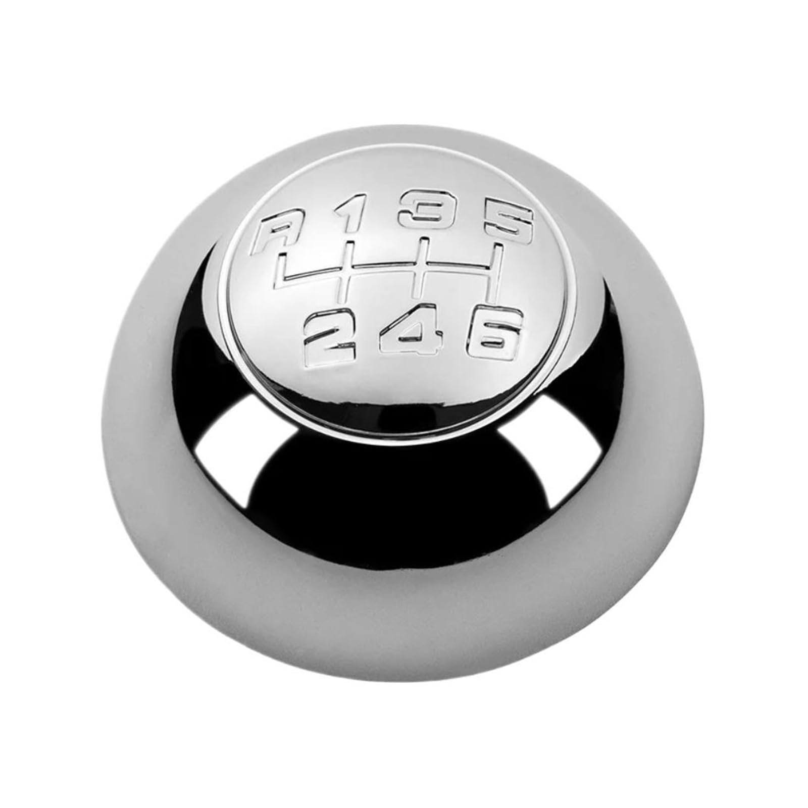 Jsyalmslw 6 Speed Chromecap Performance Gear Stick Knob For Alfa For Romeo For Giulietta 2010-2018