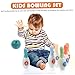 YARNOW Boys and Girls Outdoor Bowling Toys for Boys and Girls Indoor Game Kit