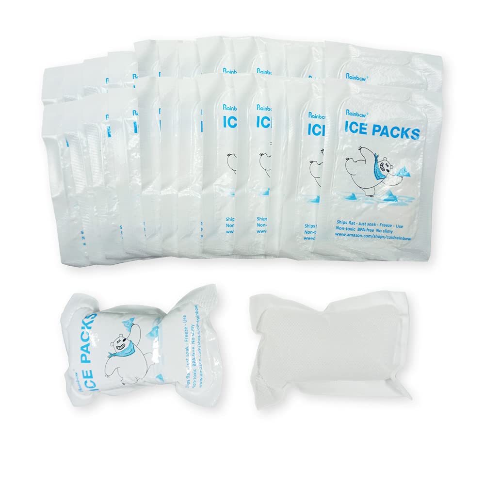 Buy 25 Single Packs Dry Ice Pack Sheets for Shipping Frozen Food Cooler