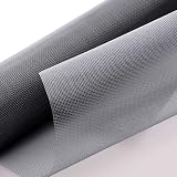 Rete per Zanzariera in Fibra di Vetro 0.8 x25 m, Tagliabile Resistente Agli Insetti e Ai Raggi UV, Zanzariera in Garza per Finestre Porte - Grigio, Anti Insetti