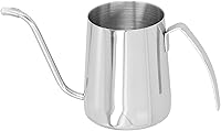 Vista 8 de Hervidor de cuello de cisne, 11.8 fl oz para verter sobre la tetera de cuello de cisne, cafetera de acero inoxidable, hervidores de cuello de ganso