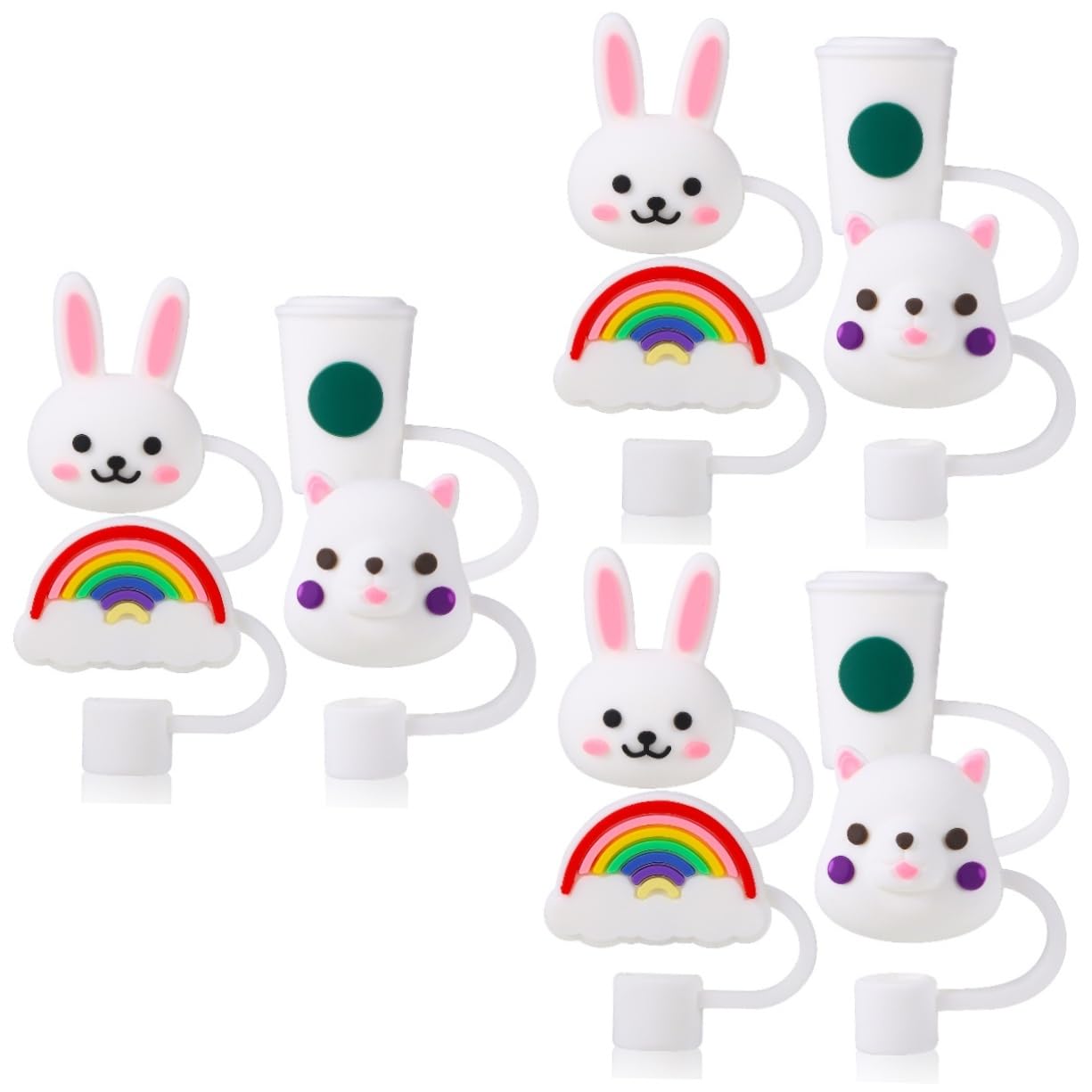 Couvercles silicone contre la poussière Cabilock pour embouts de pailles
