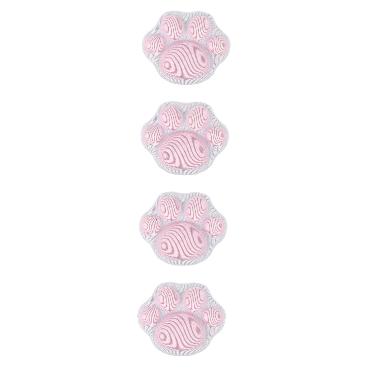 ARTIBETTER 4 Pezzi Cuscino Poggiapolsi per Mouse Silicone Morbido Design Carino Scivolo e Confortevole per Ufficio e Casa per Amanti Animali