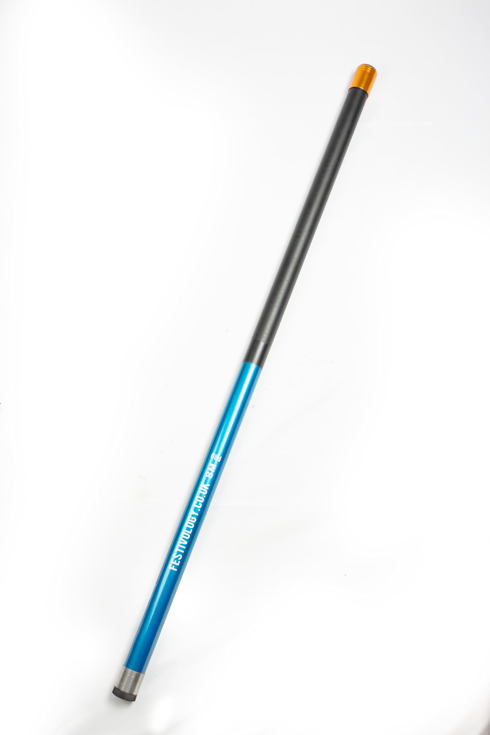 Pro Telescopic Flag Pole - Extra Strong Festival and Camping Flag Pole with Reinforced Structure and Metal Collars (8m)
