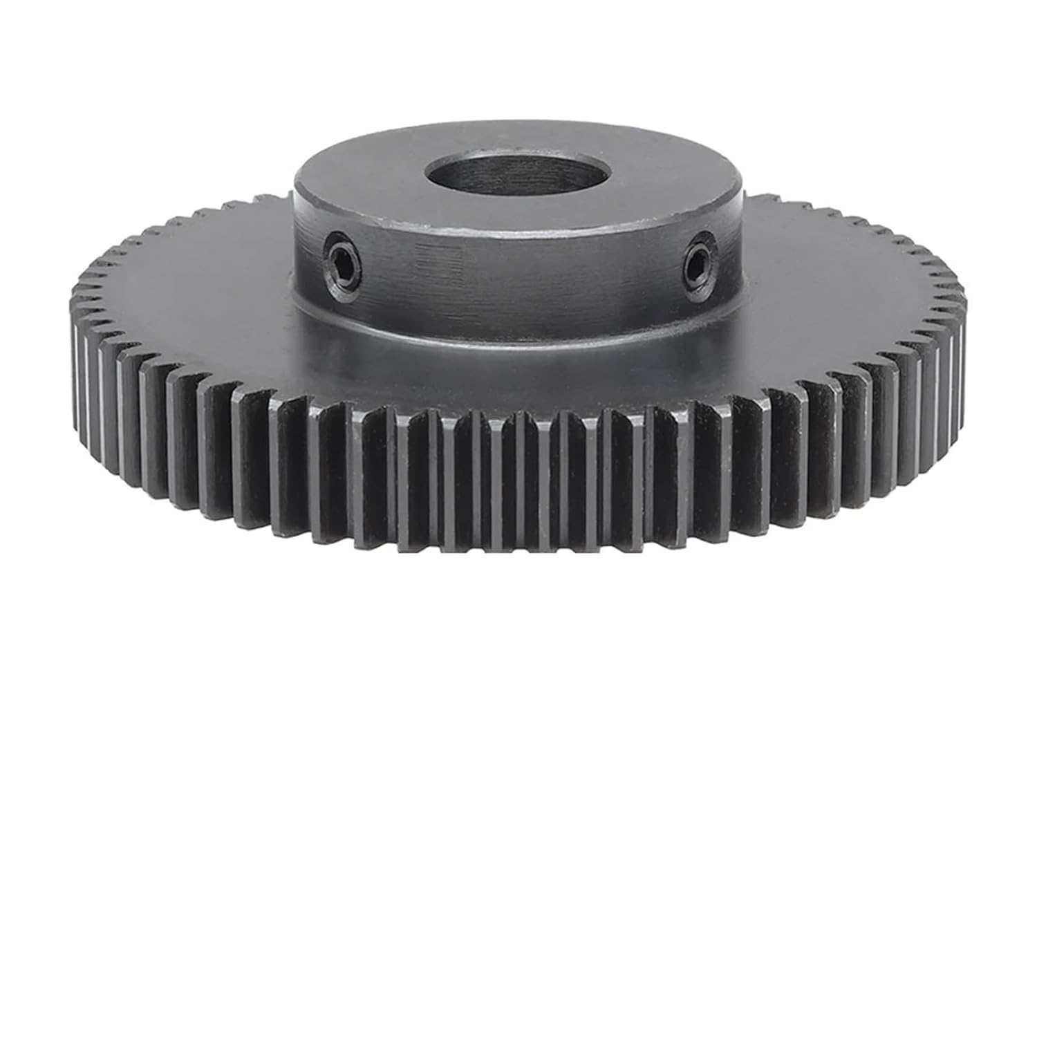 1.5M Spur Gear 72T 80T 90T 100T Carbon Steel with Step 12-40 Mm Inner Hole Induction Hardening Blackening Metal 1Pcs(17 mm,72T (Round Hole))