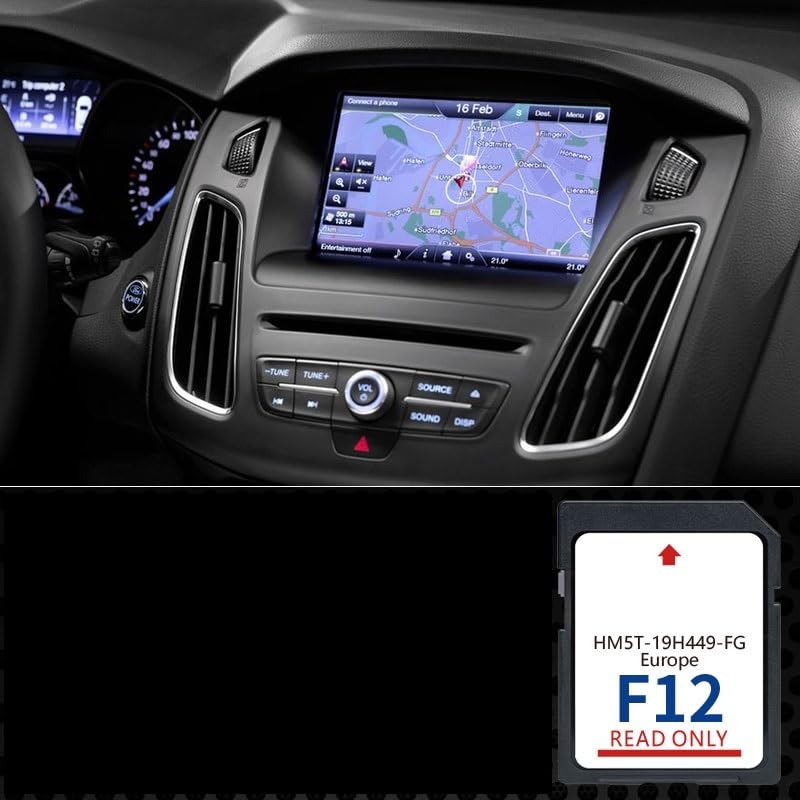 Carte SD Navigation GPS Europe 2024 Compatible avec Ford Sync2 F12 - HM5T-19H449-FG