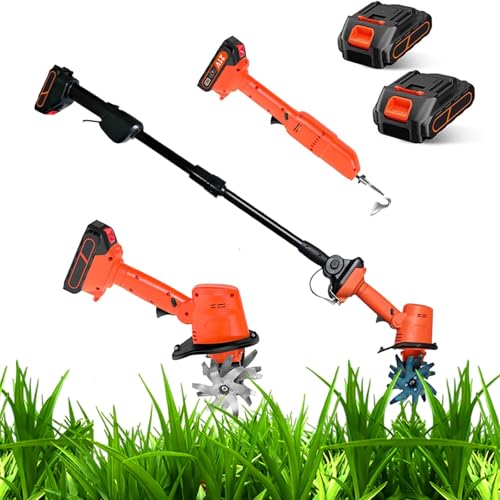 Mini-cultivateur port léger 21V pour biner et ameublir le sol sans fatigue