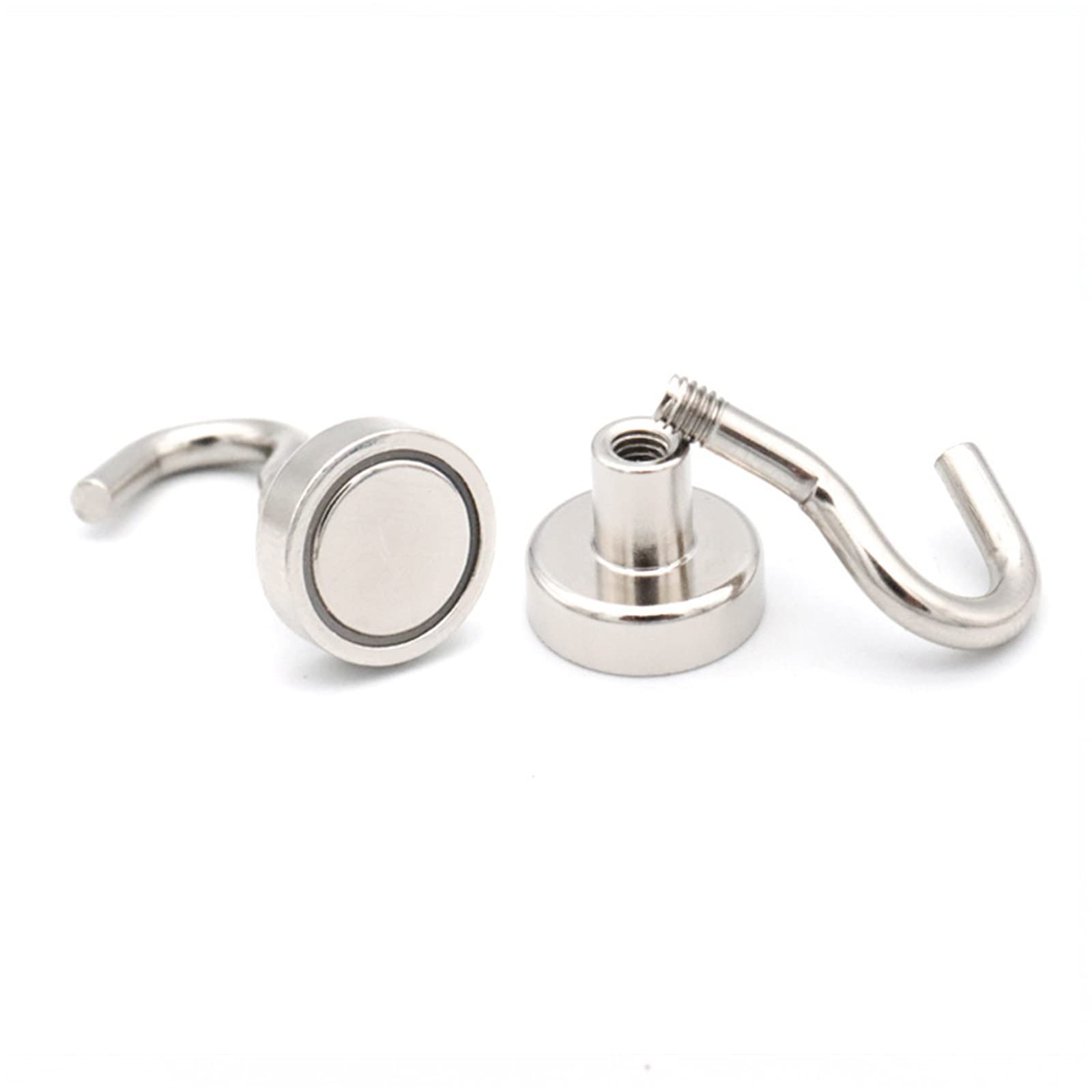 Ganchos magnéticos, Ganchos magnéticos Fuertes, imanes de Tierra Resistentes con Gancho for refrigerador for Colgar Cortinas de Cocina, 1 Pieza Tick 130 kg/7968(1pcs Tick 130kg)