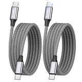 RAVIAD 100W Cavo USB C USB C [2Pezzi 2M] Cavo USB Type-C 5A Ricarica Rapida