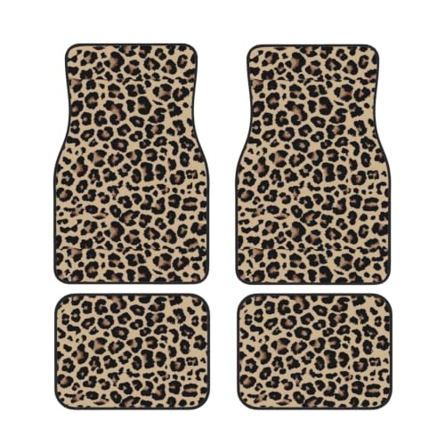 Alfombrillas de leopardo para coche ideales para proteger el suelo en tus viajes diarios