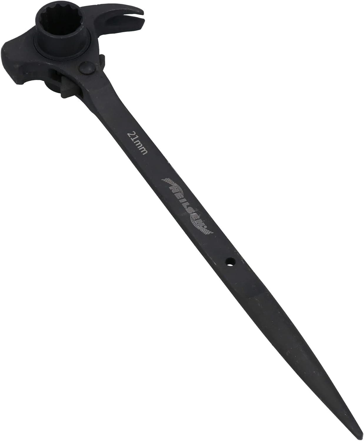 4 in 1 Scaffold Spanner Ratchet Podger Bi-Hex 19 & 21mm Claw Hammer Pry Bar