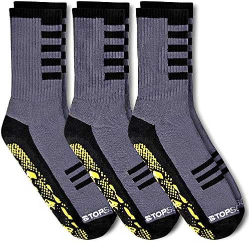 STOPSOCKS Athletic Non Slip Non Skid Socks with Grippers for Women, Men, Yoga, Barre, Pilates, Gym, Sport, and Hospital