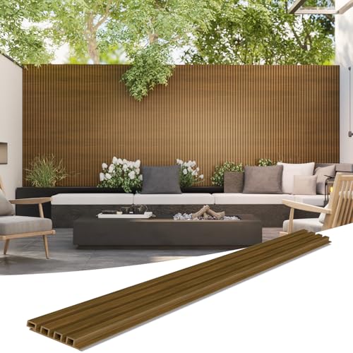 Treslam 3D Faux Wood Wall Panels for Exterior – Waterproof