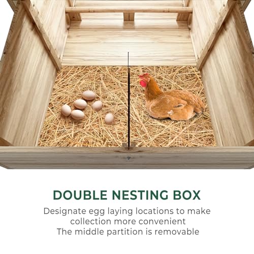 Lyromix MZJL-01 Wooden Chicken Coop Hen House thumb #3