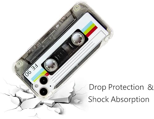 Miniatura 7 de FAteamll Funda para iPhone 14 Plus, acabado mate, carcasa trasera suave resistente con esquinas reforzadas, TPU suave, parachoques retro, funda de