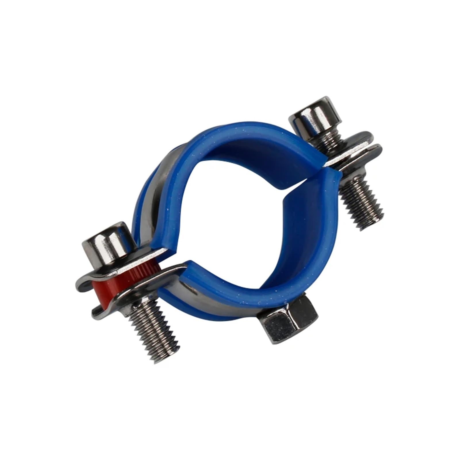 Morsetto for staffa for gancio for tubo in acciaio inossidabile 304 M8x1,25 mm femmina guscio blu multi dimensione(Fit 125-133mm)