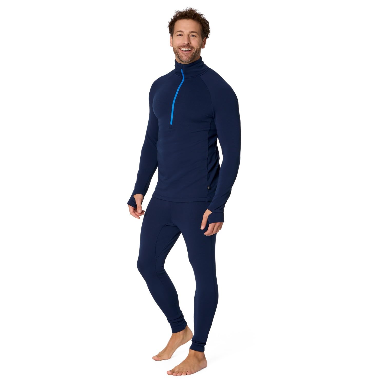 Stoic Herren MerinoSoft245 TuleboSt. Half Zip Merinoshirt