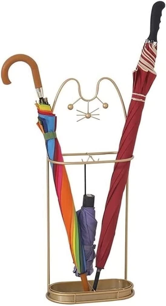 Porte-parapluies en acier chat : finissez-en avec les sols mouillés dans votre entrée