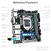 SHANGZHAOYUAN H97 Strong LGA 1150 Motherboard for Intel 4th Gen Core i7/i5/i3/E3 Processor (Mini ITX, DDR3, PCIe 3.0, NVME M.2, SATA 6Gb/s, VGA/DVI/HDMI-Compatible, Dual LAN)