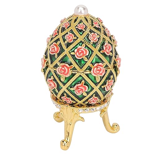 Boîte à bijoux œuf vintage pour coiffeuse et décoration - 8