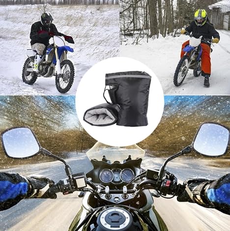 Gants/Mitaines Pour Poussette Et Guidon - Doublure Polaire, Anti-Froid, Motif Arc-en-Ciel - Pour Hiver, Balades En Scooter Ou Vélo