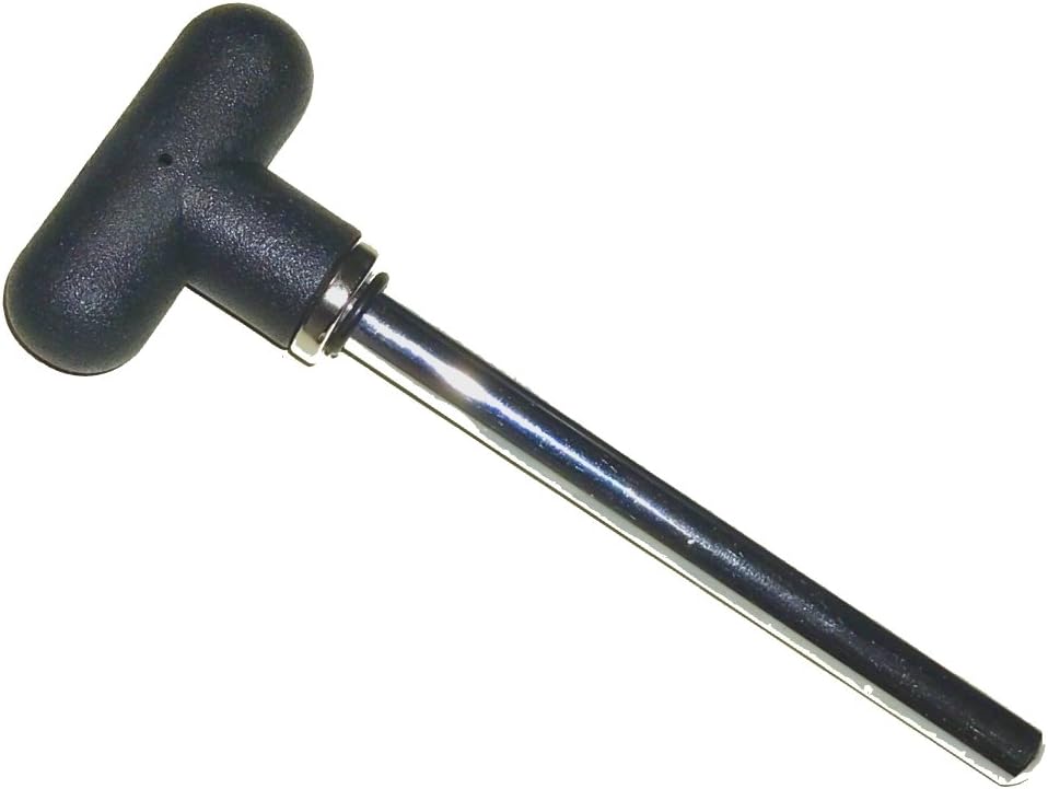 SBDs World Class Magnetic Pin, Tensile (3/8" Dia 4-1/4" Locking Space) w/Black T Handle Knob - Universal Weight Stack Replacement SELECTOR Key