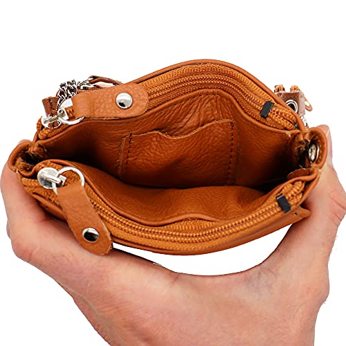 Safekeepers- Borsetta in pelle con 2 portachiavi