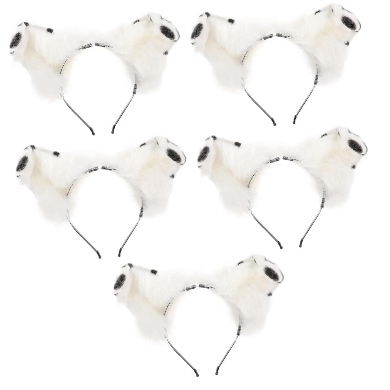 SOIMISS 5pezzi Cerchietto Con Orecchie Di Cane Adorabili Accessorio Per Festa Cosplay Headdress Per Eventi e Festival Creativo Per Amici e Famiglia