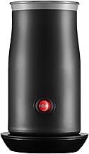 WIVIZL Electric Milk Frother, 4-in-1 Milk Frother and Steamer for Frothing and Heating Milk, 8.4oz/250ml Automatic Hot and Cold Foam Maker and Milk Warmer for Latte, Hot Chocolate, Black