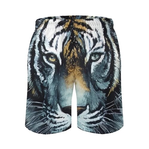 Comfort Men & Boys Big & Tall Swim Trunks Half Pants for Beach Athletic Workout3