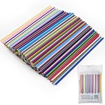 300 pcs 3D Doodler Pen Refills for 3Doodler Start+ 3D Pen, 2.5mm PCL Filament Refills Low Print Temperature, 30 Colors Contains 5 Fluorescent Colors, Each Color 10 pcs