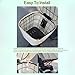 [lilaBelle]【-Weather Bike Basket Protector】 High-Density Waterproof Nylon Cover with Elastic Straps - Universal Fit for Outdoor Motorcycle/Cycle Storage (Anti-Scratch, Fade-Proof, Canada-Tested)