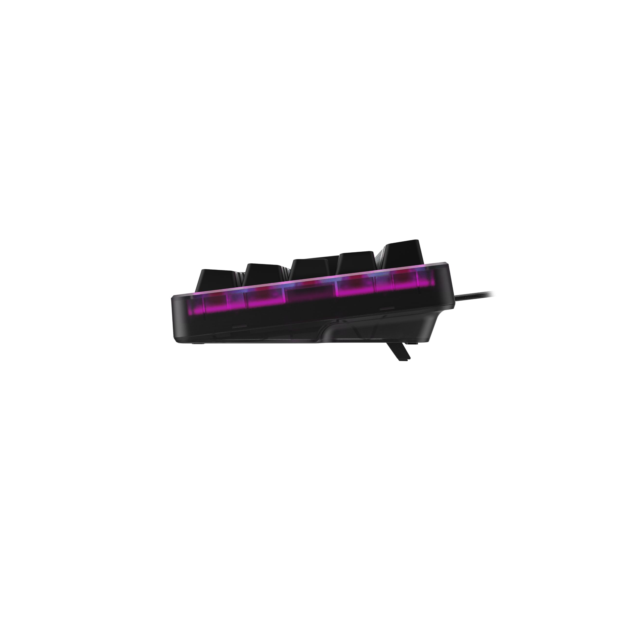 HyperX Origins 2 65, Clavier Gaming mécanique AZERTY FR, switches échangeables à Chaud, boîtier Personnalisable, Format Compact, Polling Rate 8000 Hz, RGB Personnalisable, PC/PS5/Xbox, Noir
