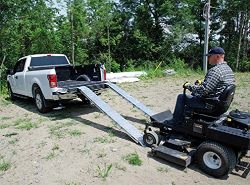 Rampas de aluminio Metaltech 8 pies carga 2400 lb miniatura 2