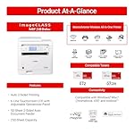 Canon imageCLASS MF289dw - Monochrome, Duplex, Wireless Laser Printer, All-in-One Print, Copy, Scan, Fax, Auto Document Feeder, 1 Year Limited Warranty, 35 PPM, White - Image 3