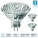 KOR (Pack of 2 10 Watt MR11 12 Volt Precision Halogen Reflector Fiber Optic Light Bulb 10W 12V