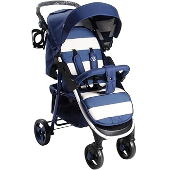 my babiie navy stripes stroller