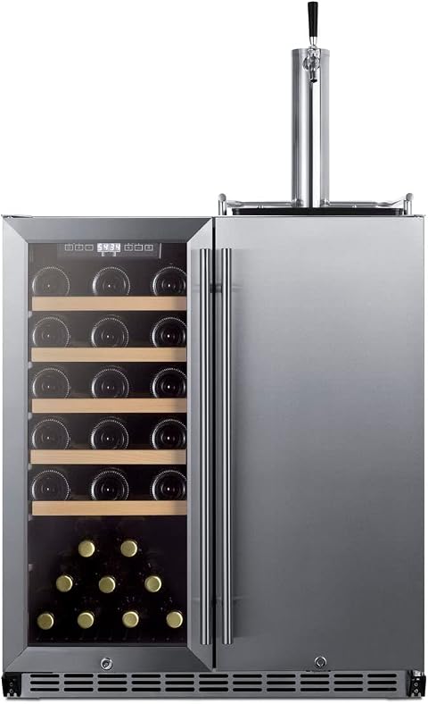 Summit Appliance SWBC3041 6.3 cu ft Kegerator Stainless Steel
