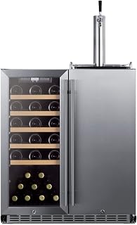 Summit 30" Combination Wine Cellar & Beer Kegerator