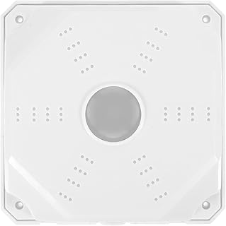 Alipis Universal Junction Box Mount Bracket Plastic Security Camera Junction Box Outdoor Wall Ceiling Mount Hide Cable Junction Base for Bullet Dome IP CCTV Camera