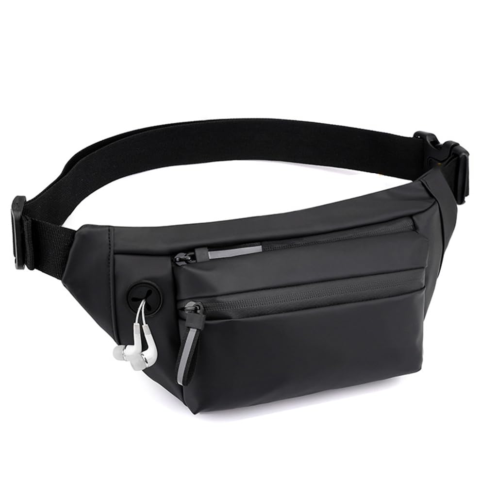 Large Waterproof Sling Pack Chest Bag Waist Bags Fanny Pack Cross Body Travel Bag BumBag Men Women Fanny Pack for Hiking Travel Camping Running Sports Outdoors with Adjustable Strap