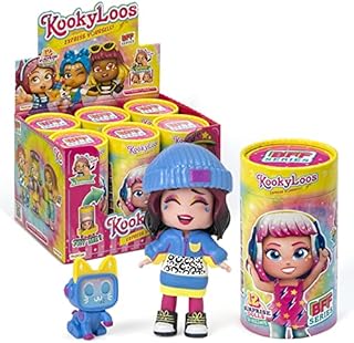 KOOKYLOOS BFF series  Surprise, collectable doll with fashion accessories, shoes, dresses and toys, with 3 fun expressions