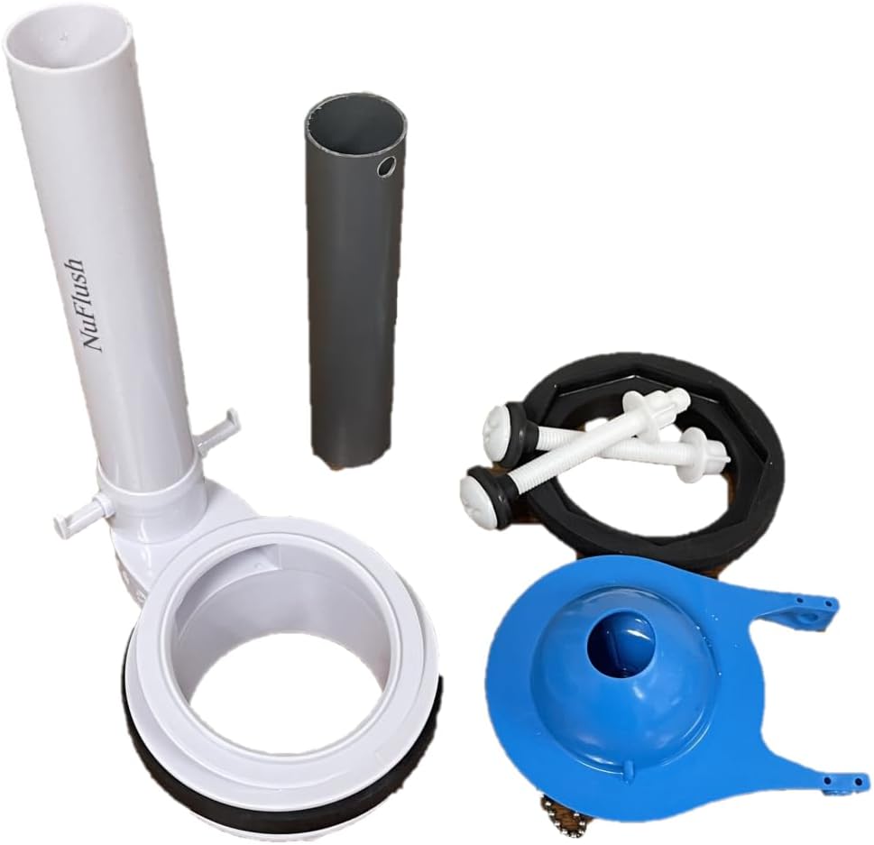 Toto THU129P-2A Flush Valve Assembly Replacement with Adjustable Sliding Overflow Extension Tube