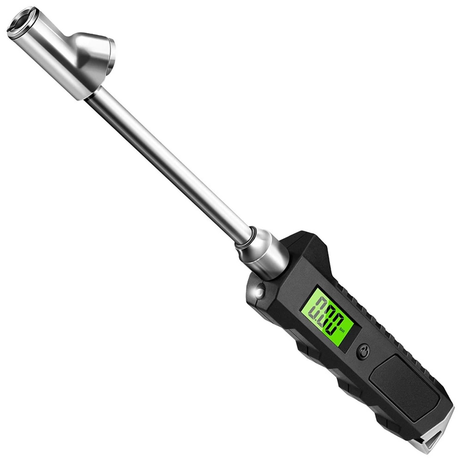 Reset del sensore Manometro Digitale per la Pressione dei Pneumatici 230 PSI a Doppia Testa in Acciaio Inossidabile per Camion LCD, Torcia elettrica, Tester per Veicoli | 3pcs