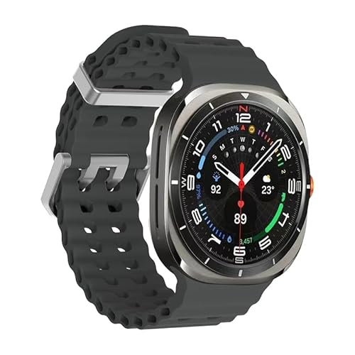 RR CUSTOMS BAD BOYS Cinturino compatibile con Samsung Galaxy Whatch Ultra 47 (grigio GALAXY), azzurro, Taglia unica