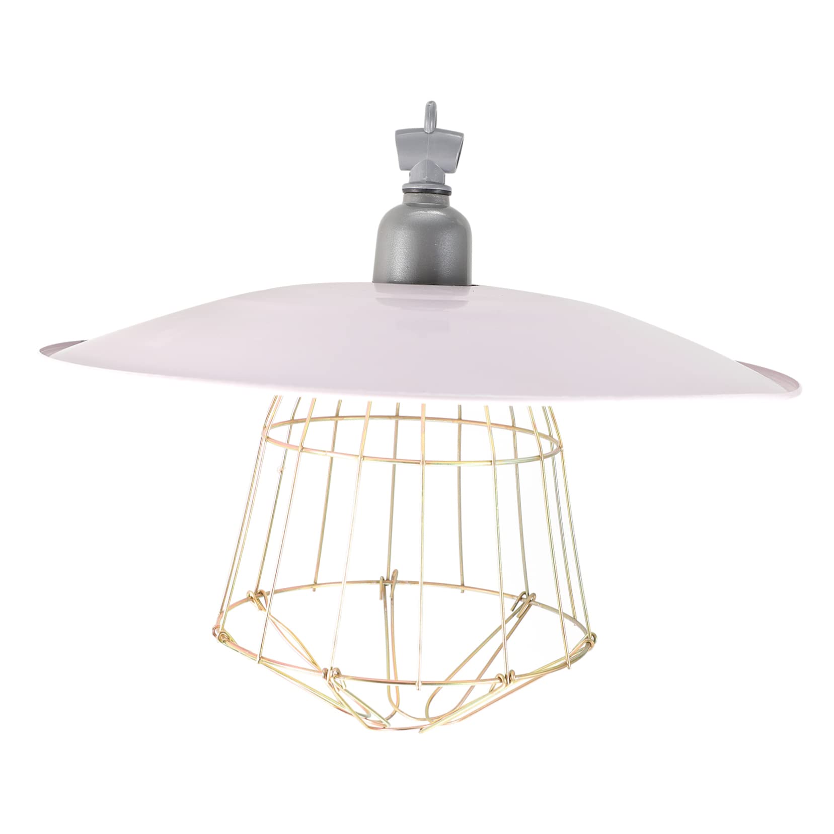 Beaupretty Lampe Chauffante pour Chiots et Oies en Fer Blanc, Facile à Utiliser Effet de Chauffage, pour L'élevage Conservation Chaleur