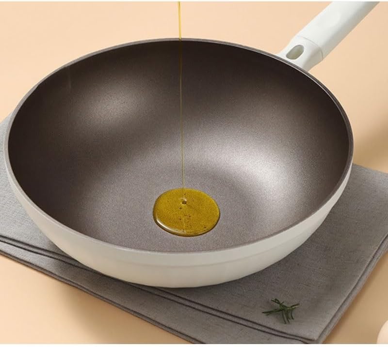 Non Stick Pan Cooking Pot Flat Electromagnetic Stove Gas Dedicated for Use